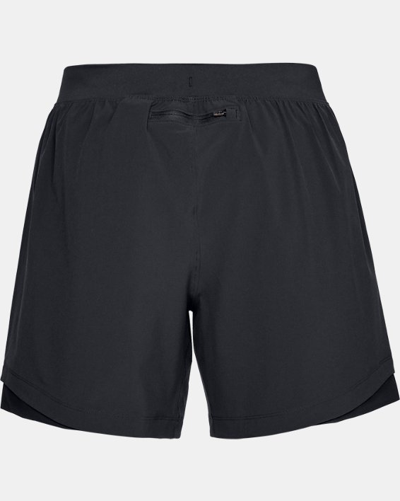Men's UA Speedpocket Linerless 6" Shorts in Black image number 5